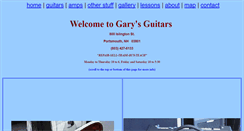Desktop Screenshot of garysguitars.biz