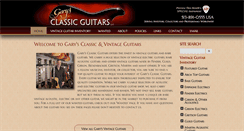 Desktop Screenshot of garysguitars.com